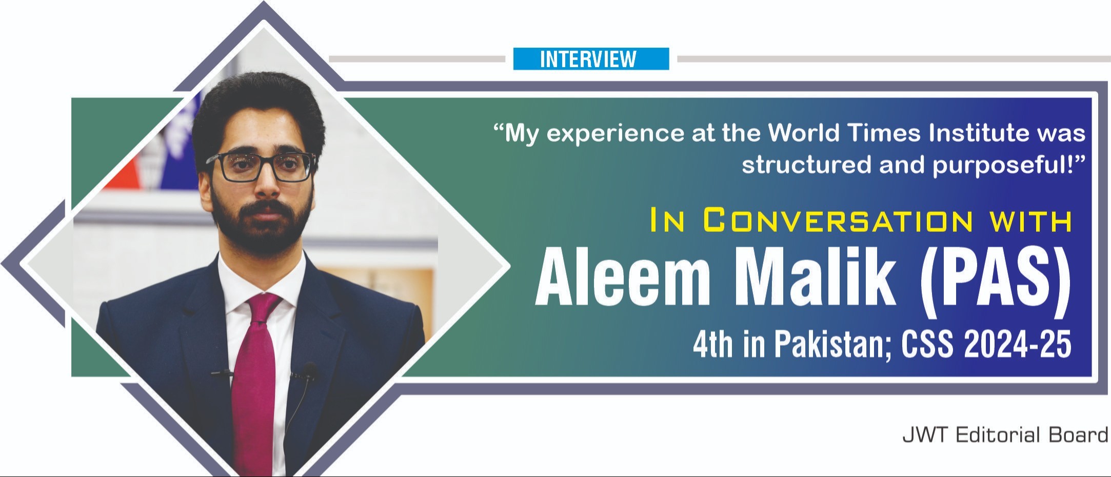 ­­­In Conversation with Aleem Malik (PAS) 4th in Pakistan; CSS 2024-25